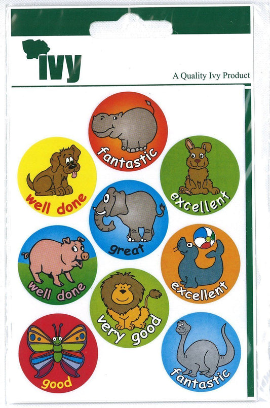 Animals Design Motivational Stickers
