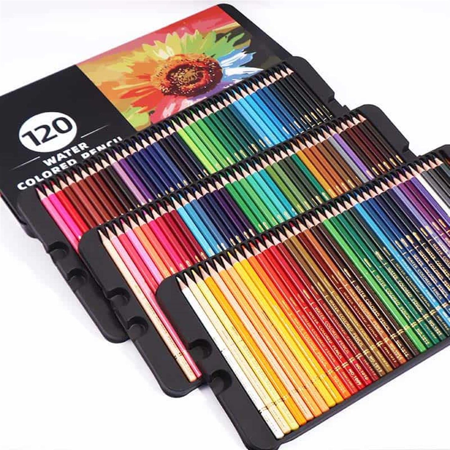 Pack of 120 Professional Water Coloured Pencils