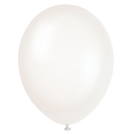 Pack of 10 Transparent 12" Premium Latex Balloons