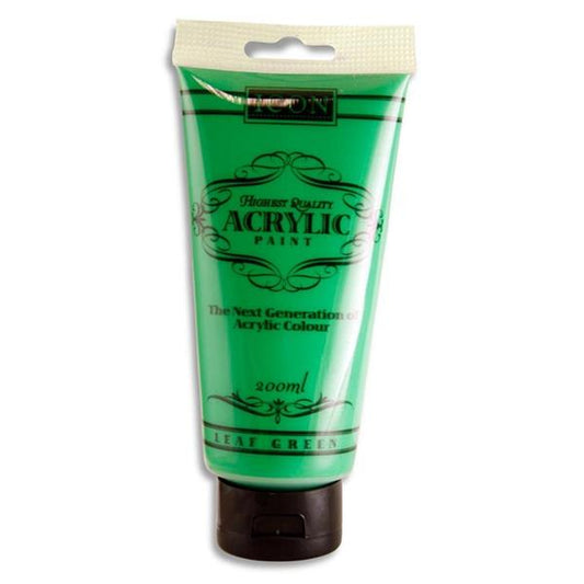 Emerald Green Acrylic Paint 200ml by Icon Art