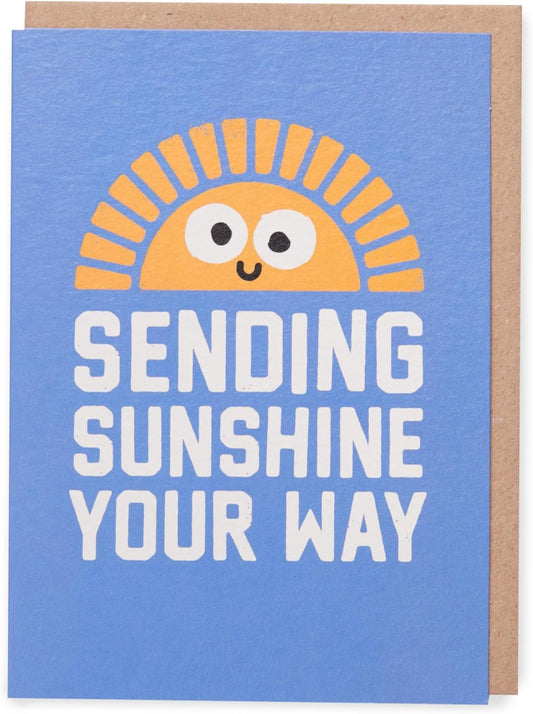 Kindred X David Olenick Sending Sunshine Blank Card