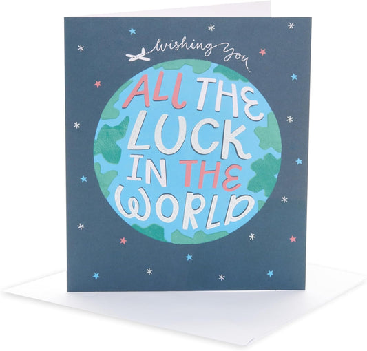 World Design Good Luck Card