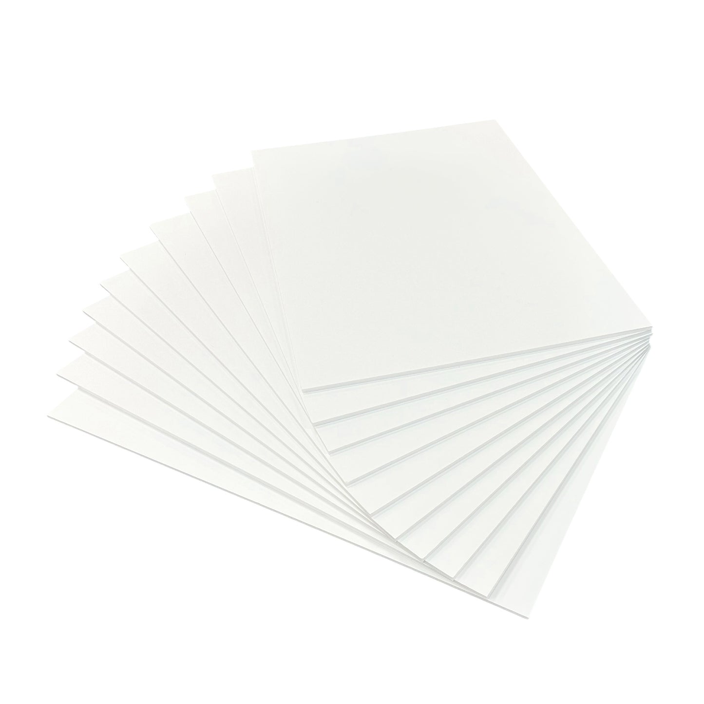 Pack of 10 A2 5mm White Foam Boards – 420 x 594mm