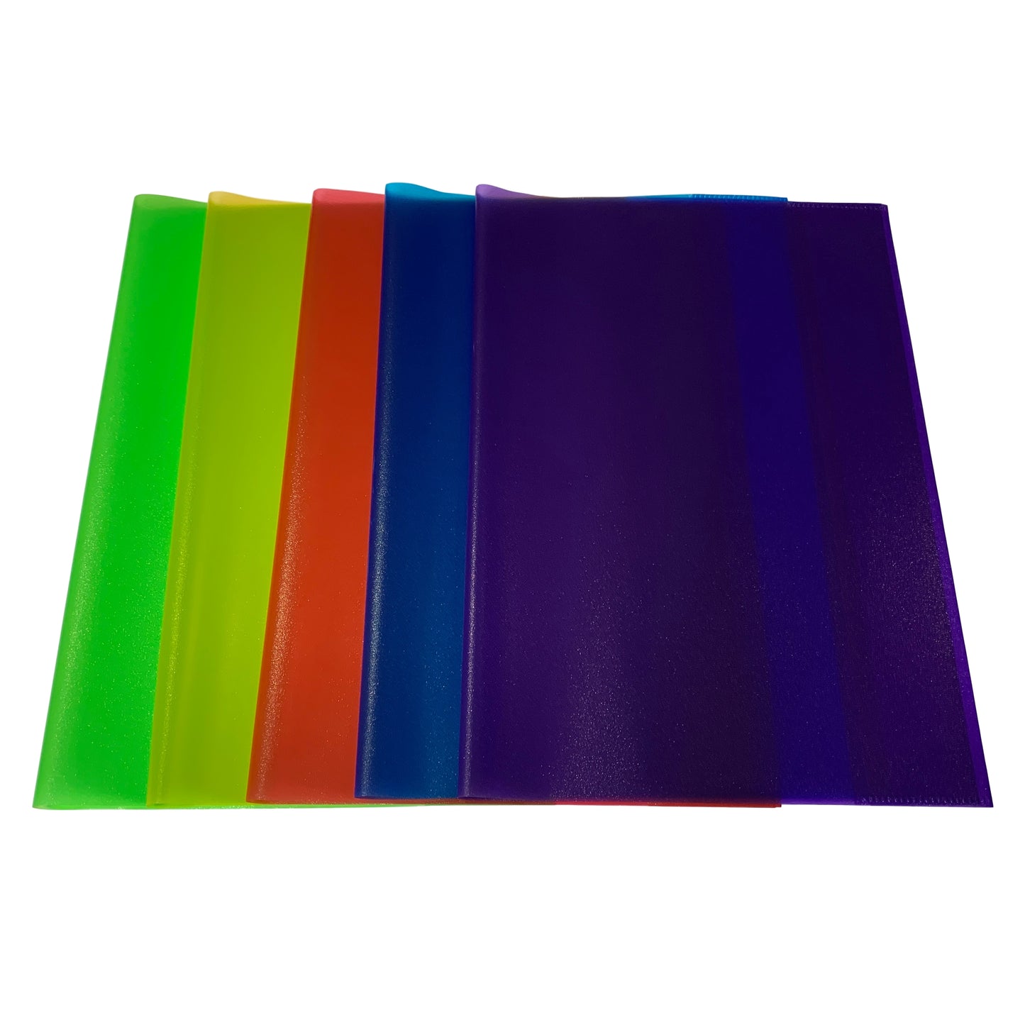 Pack of 10 A4 Frosted Green Exercise Book Covers