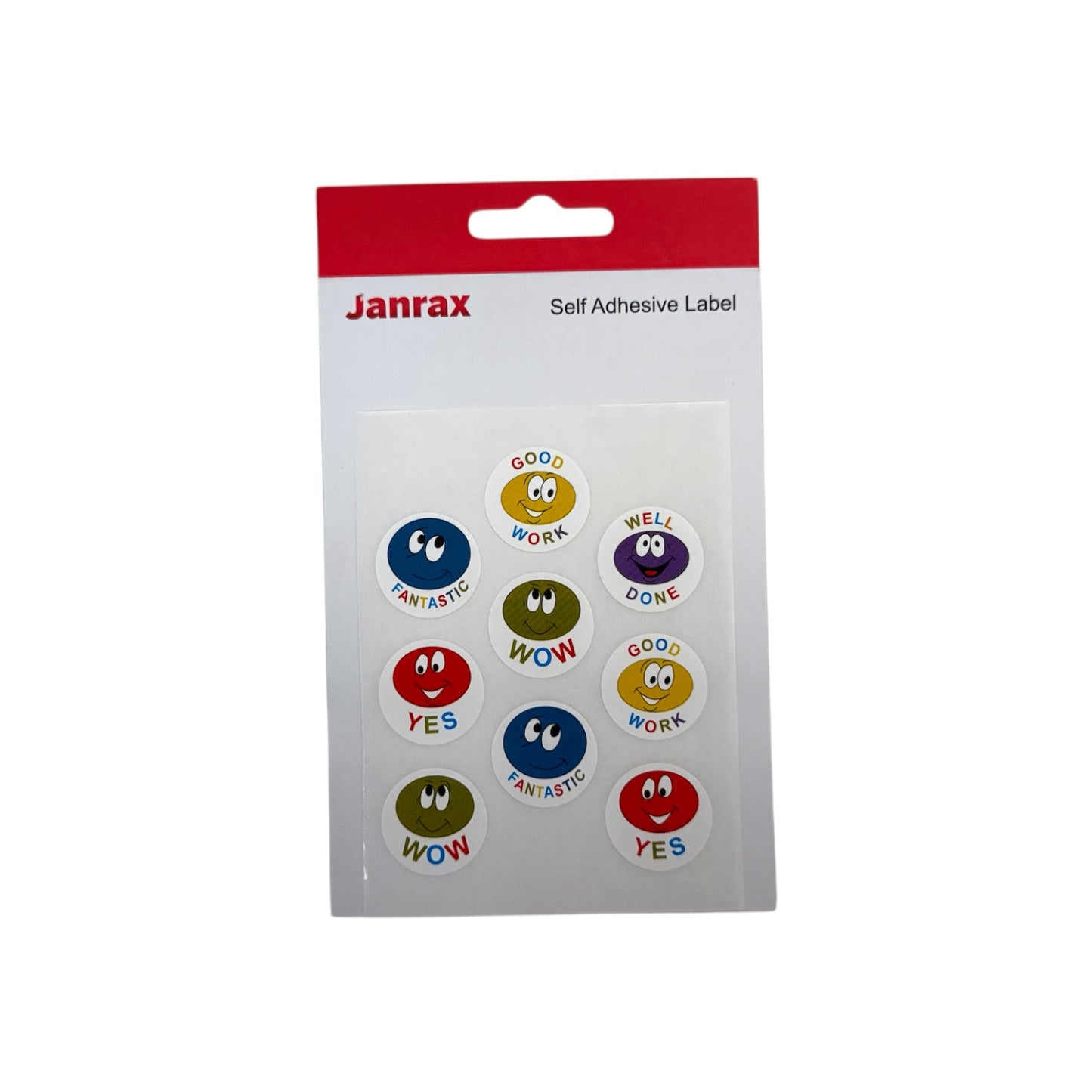 Pack of 162 Motivational Blobs 24mm Round Self-Adhesive Labels