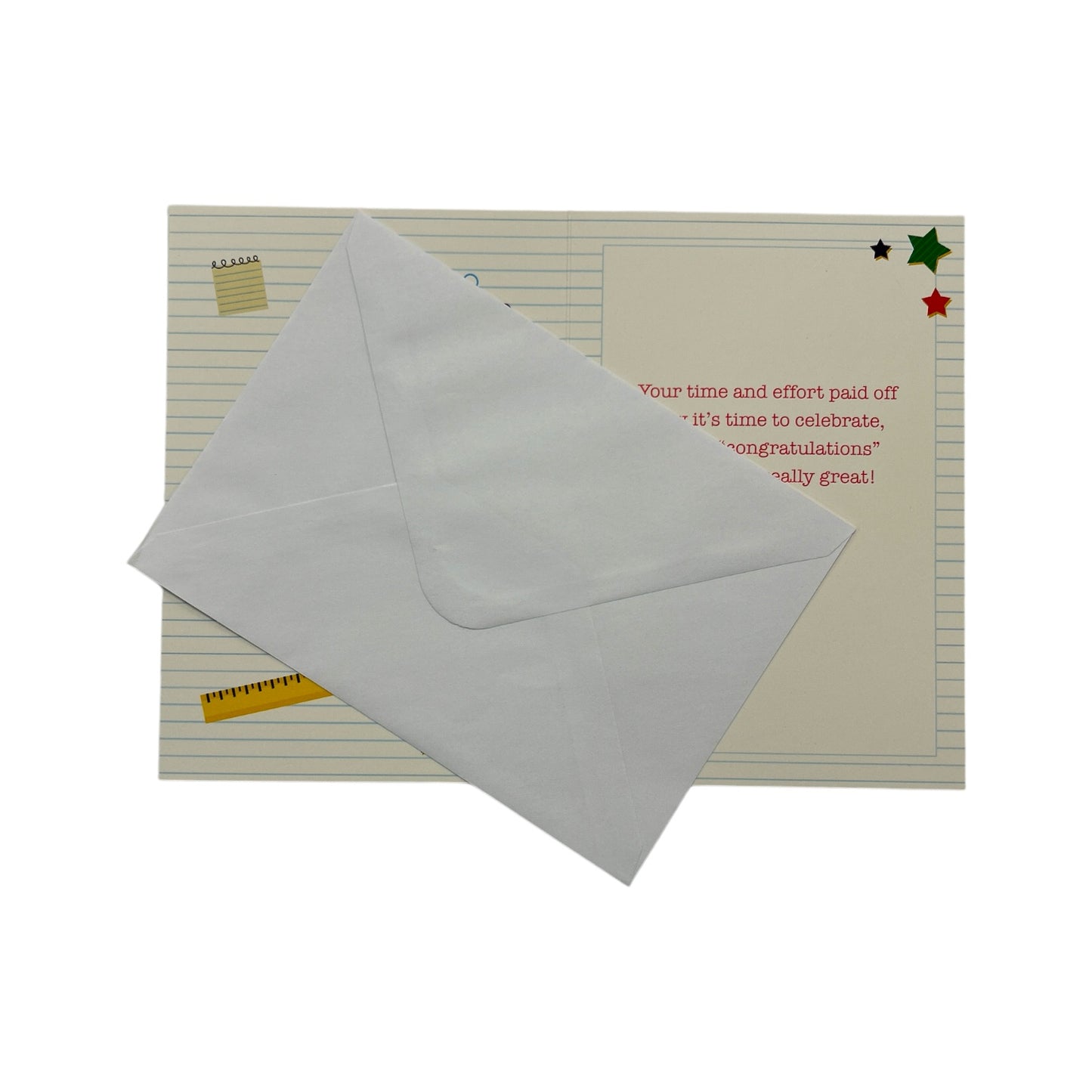 Well Done On Passing Your Exams Multi Stars Design Congratulations Card