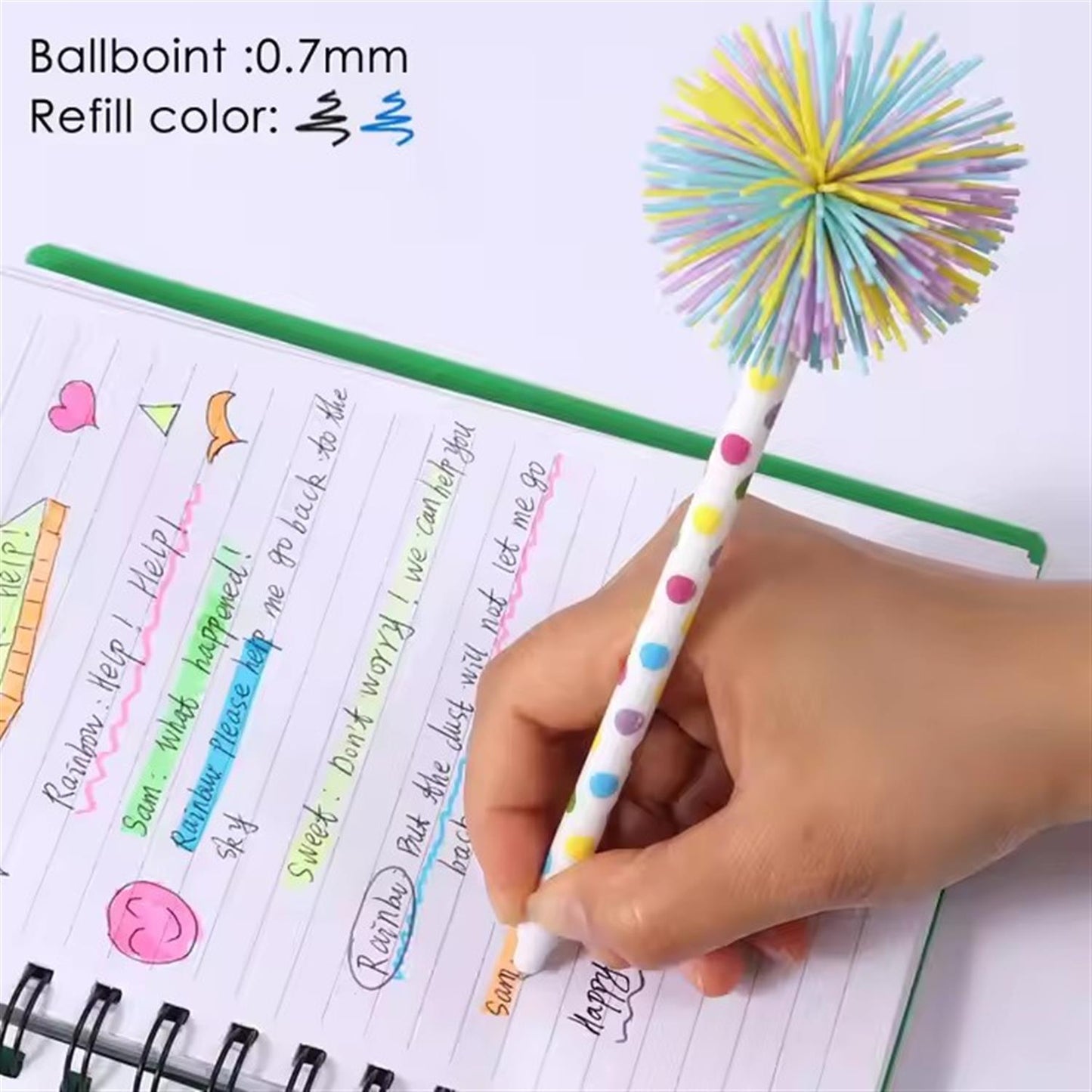 Fancy Design Stationery 0.7mm Ballpoint Pen