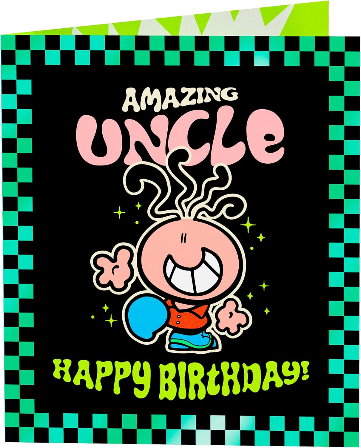 Character Dancing Uncle Birthday Card