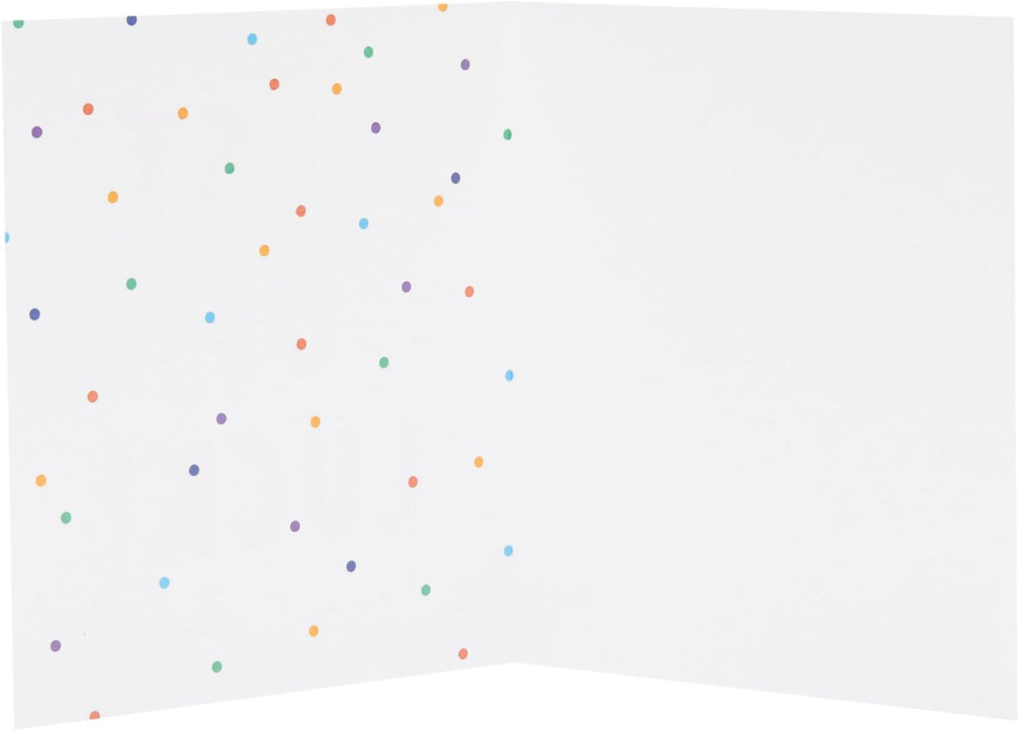 Colourful Spotty Design Good Luck Card