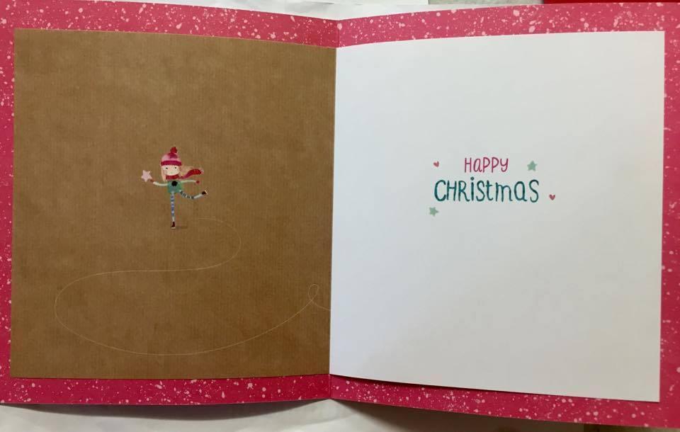 Stepsister Wonderful Colourful Shopping Christmas Card 