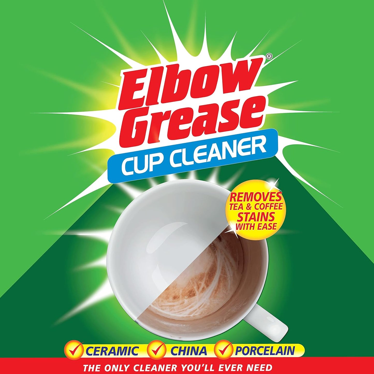 Pack of 3 Elbow Grease Cups Cleaner - 350g