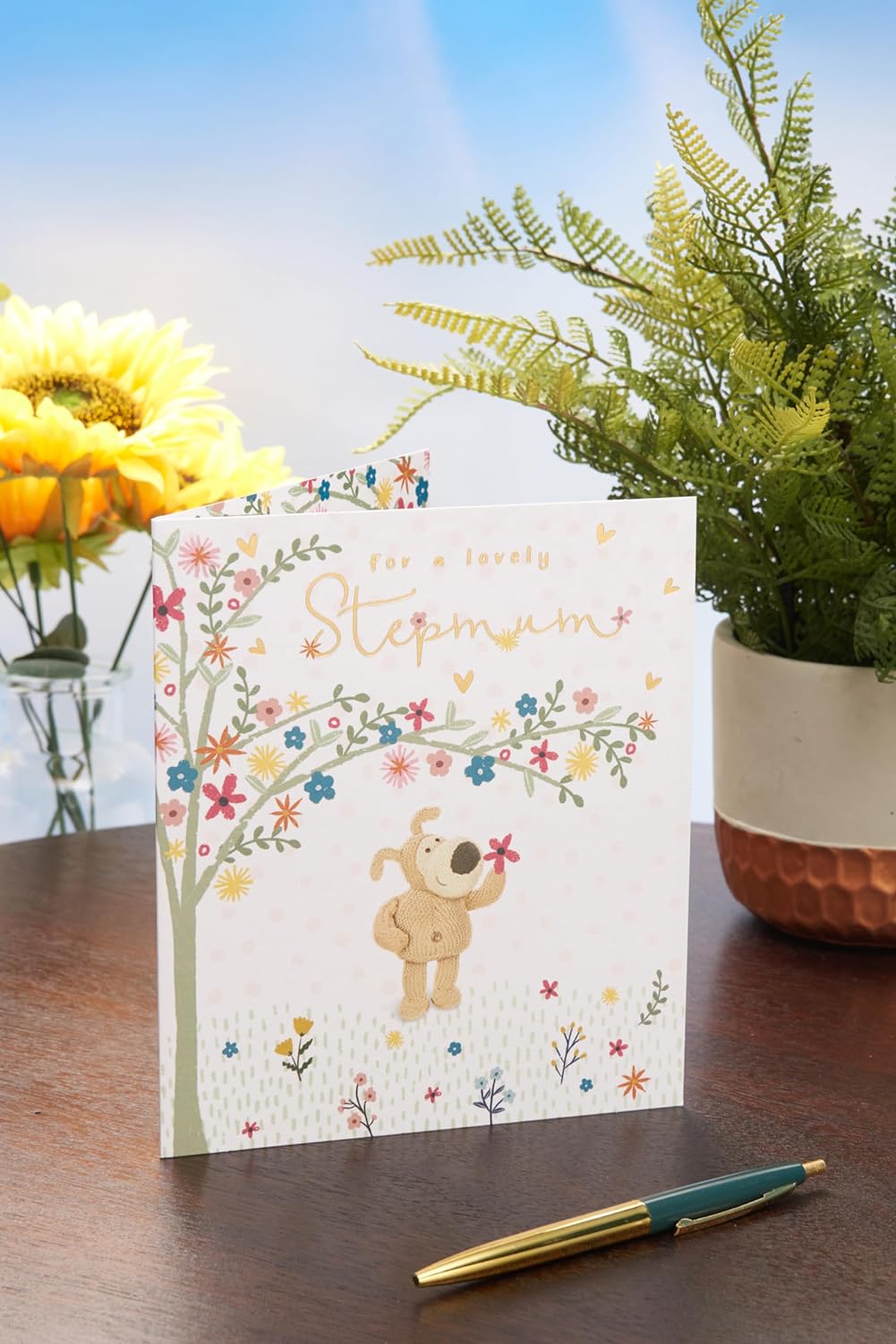 A Lovely Stepmum an Extra-Special Cute Boofle Mother’s Day Card