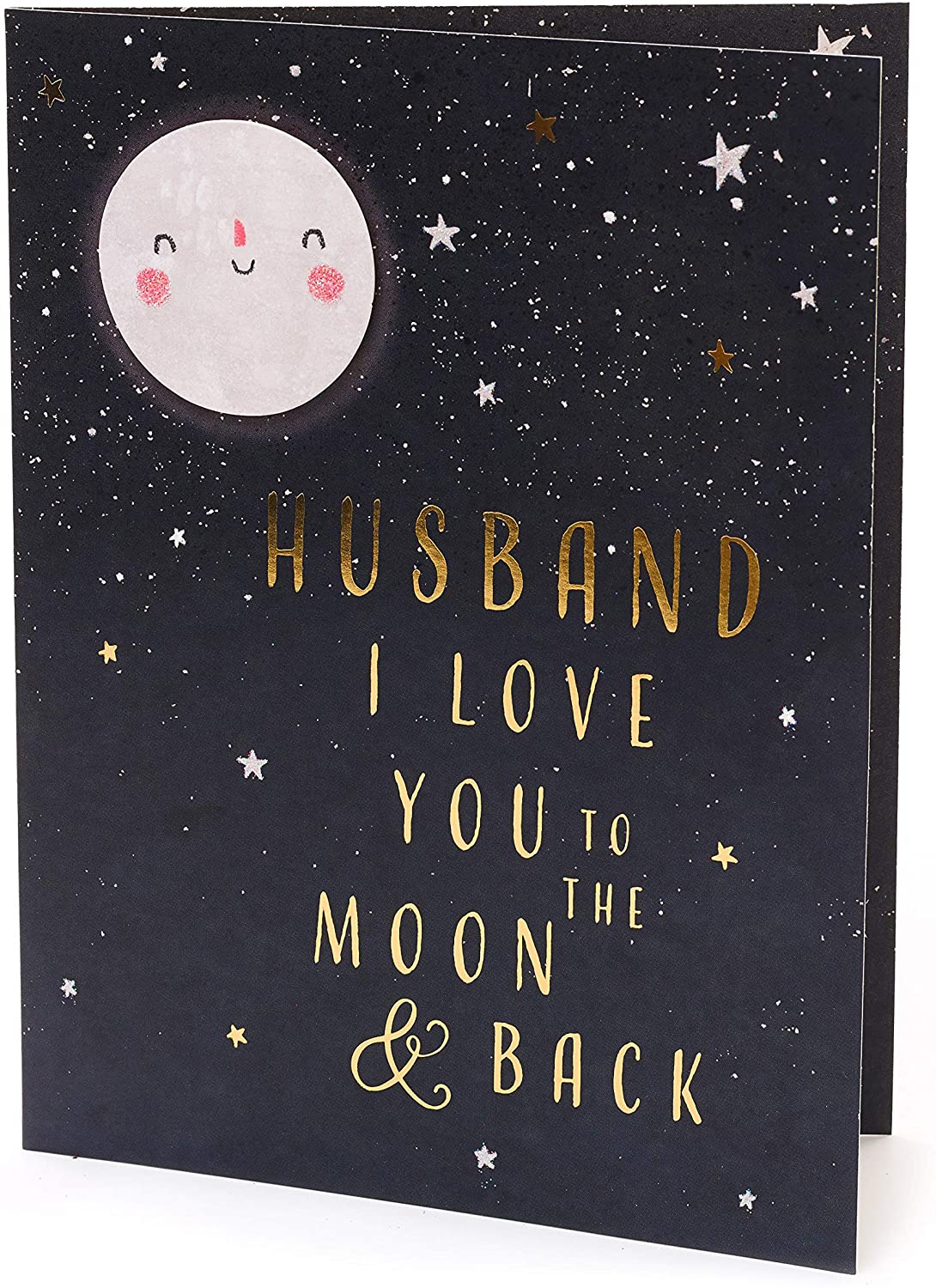 Husband Anniversary Card I Love You to The Moon and Back Watermark 