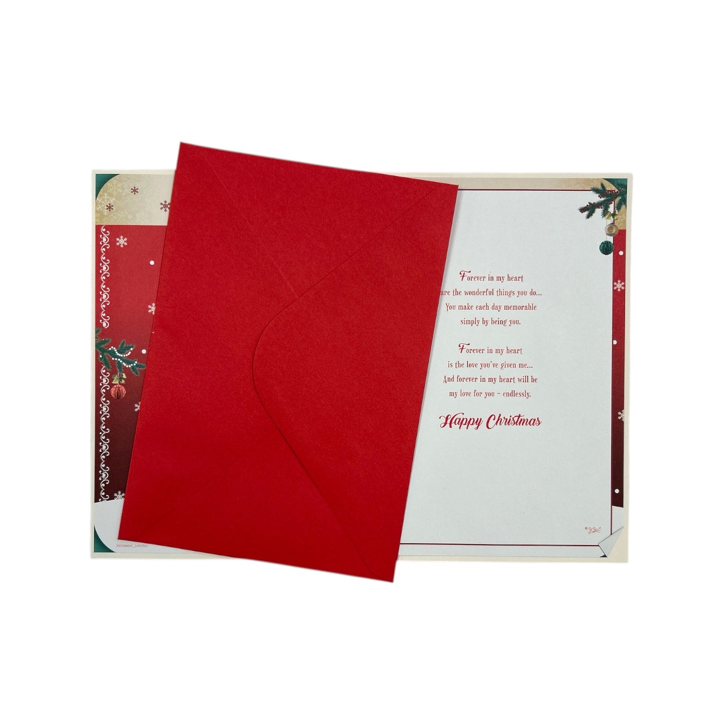 With Love To My Husband Sleigh With Gifts Design Christmas Card