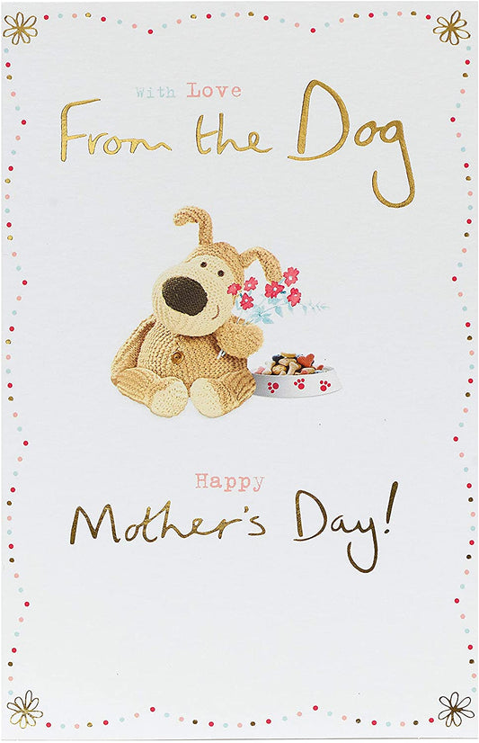 From The Cute Dog Boofle Mother's Day Card