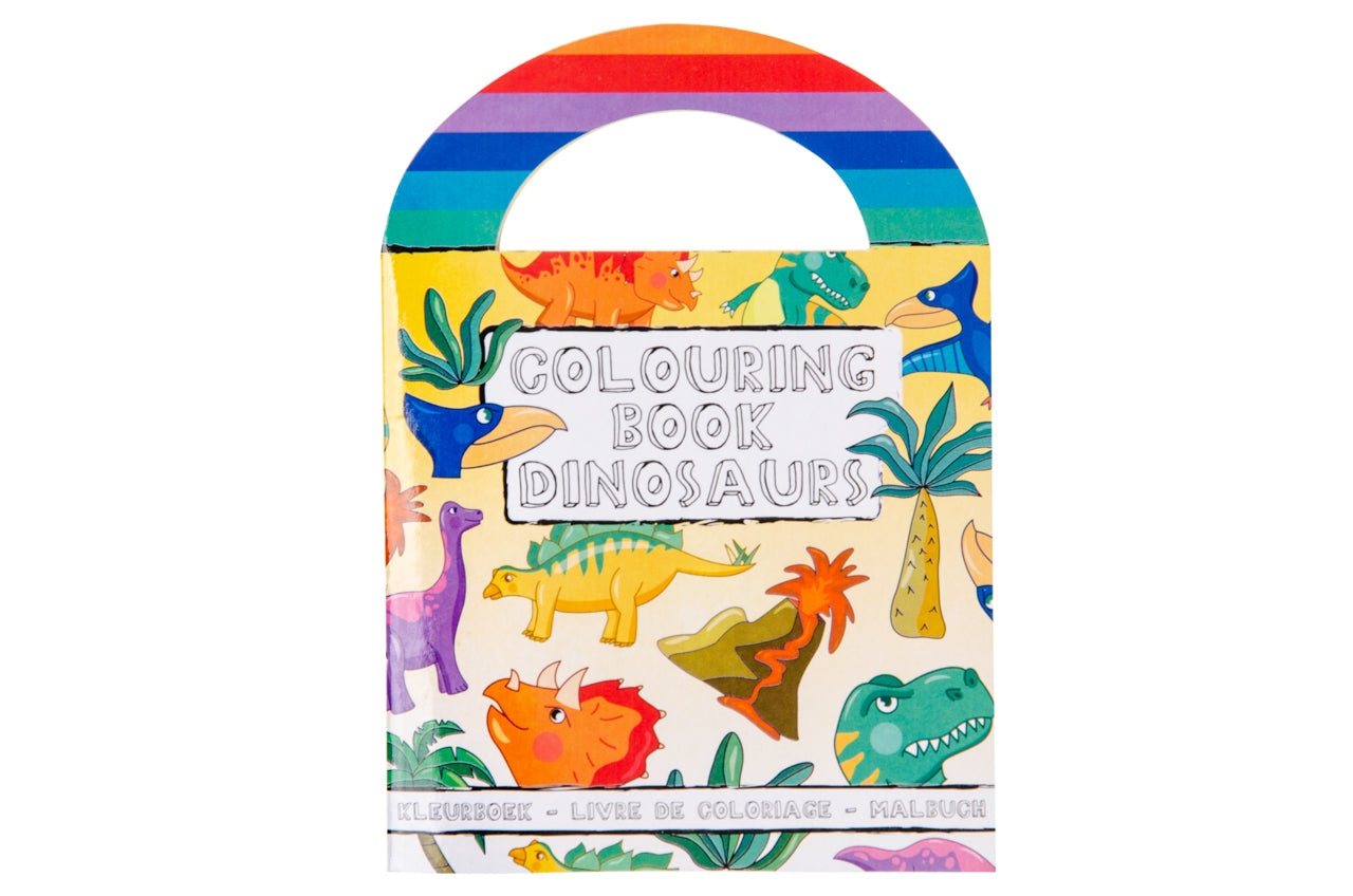 Pre Filled Dino Theme Kids Party Favour Bag – Gift Bag with Reusable Cup & Themed Toys