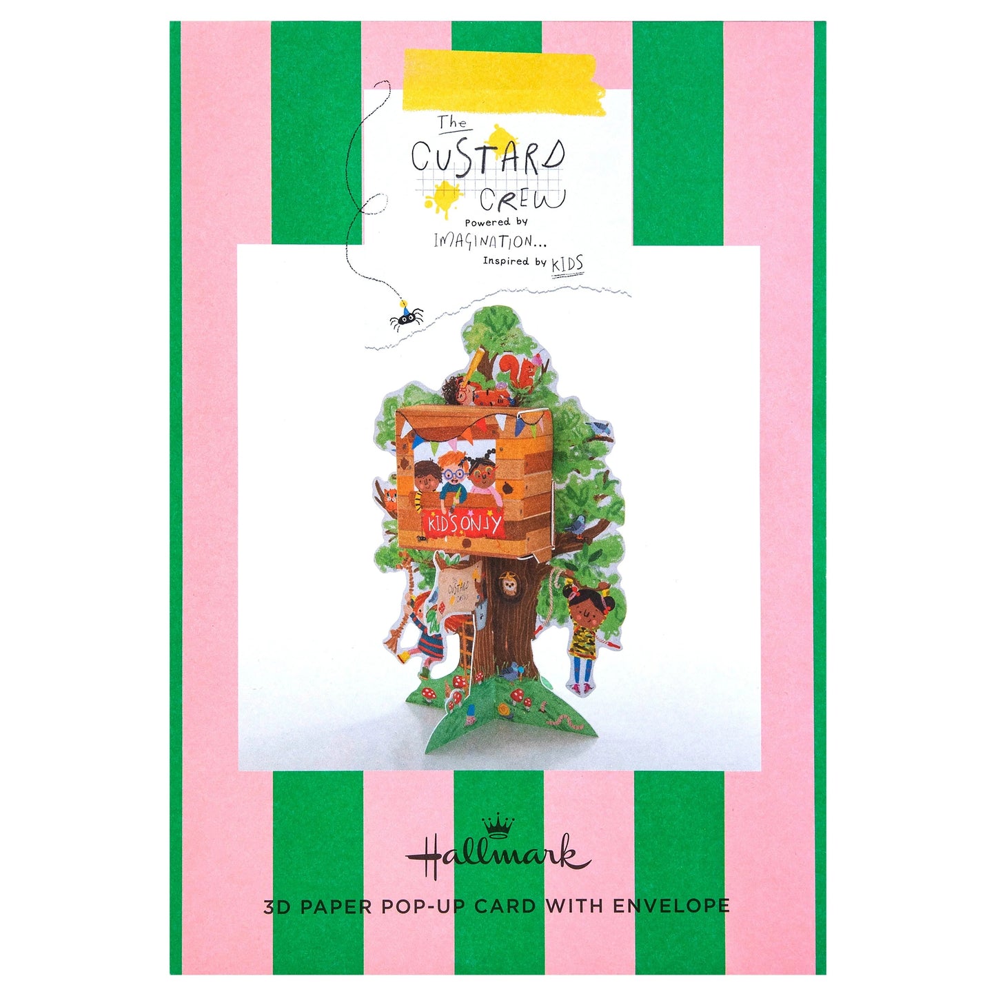 3D & Pop Up Children's Tree House Design Kids Birthday card