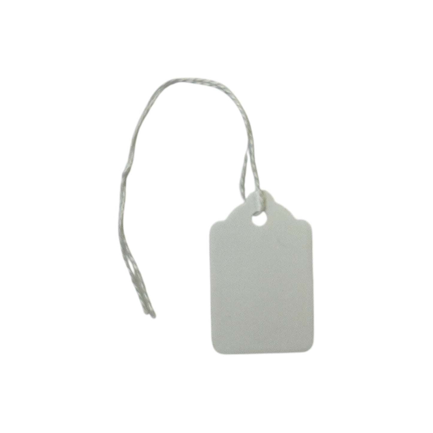Box of 1000 White Merchandise Tags 44mm x 29mm
