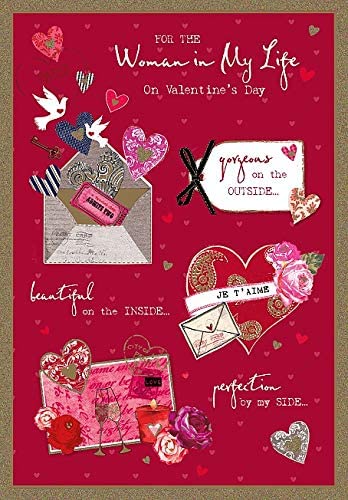 Valentine's Day Card For The Woman in My Life With Bow– Shop Inc