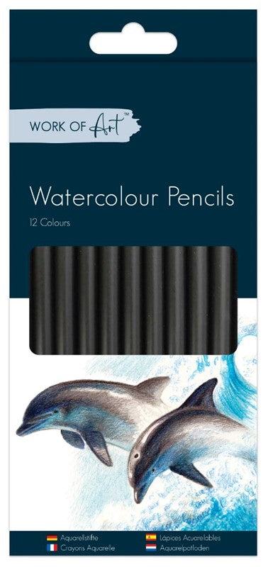 Pack of 12 Watercolour Pencils