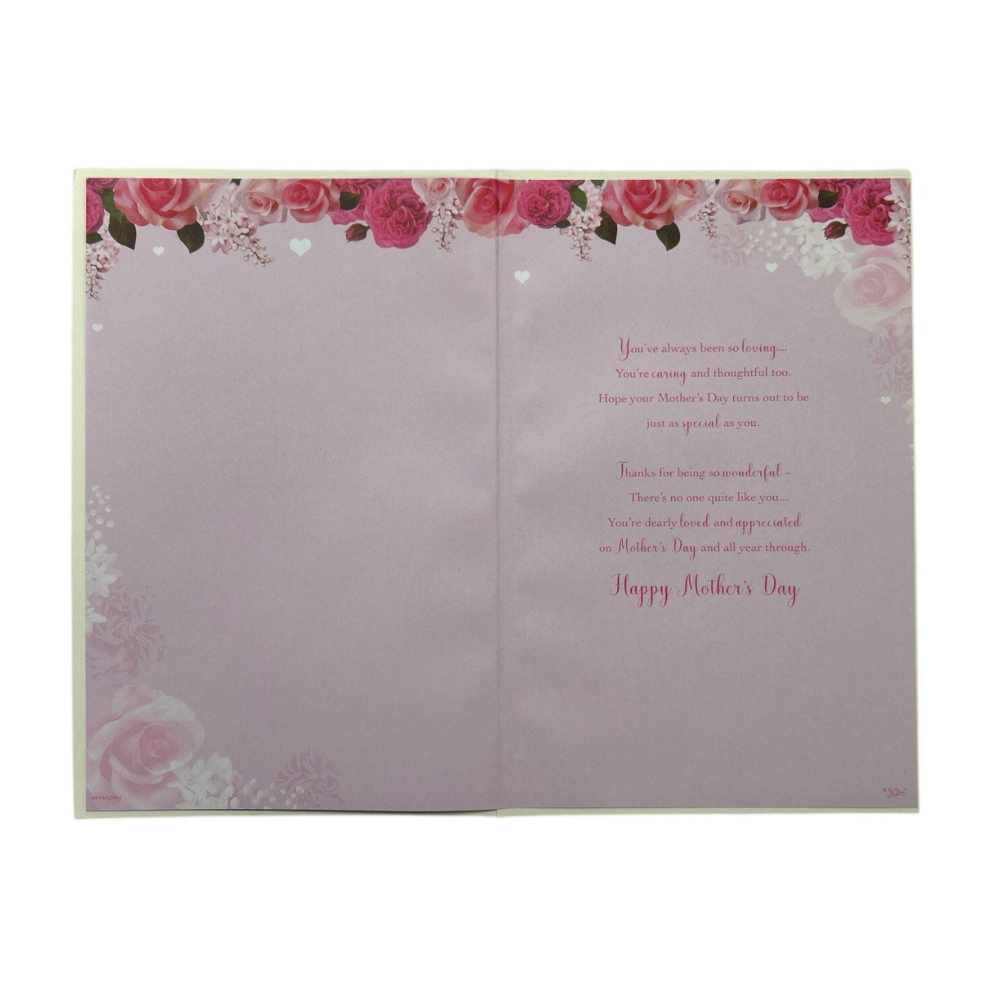 Happy Mother's Day Wishes Beautiful Roses Design Pink Boxed Card