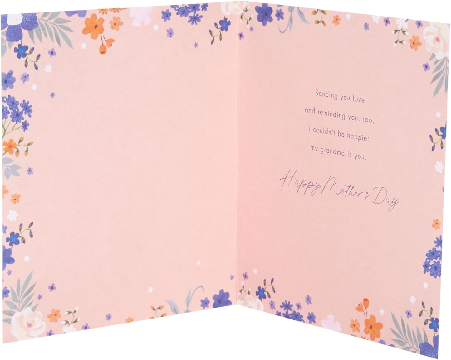 Lovely Floral Design Grandma Mother's Day Card