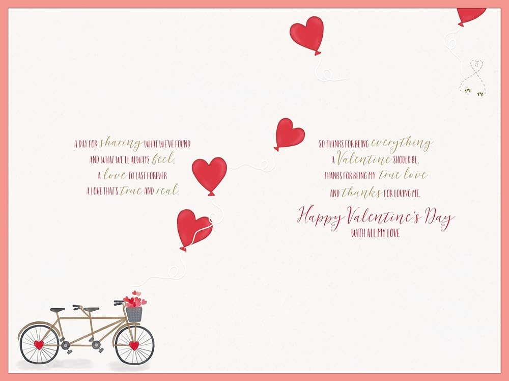 Tree With Heart Leaves For The One I Love Valentine's Day Card