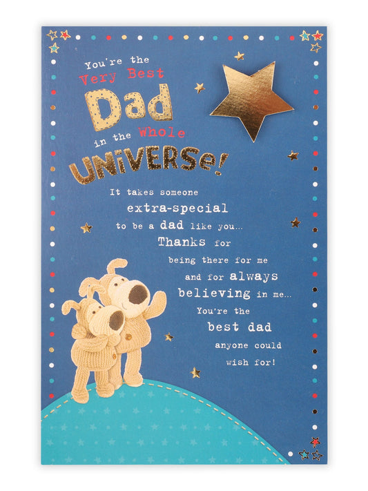 Boofle Stars Father's Day Card