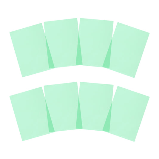 Pack of 24 A4 Plain Green Dyslexia Overlay Reading Sheets – PET Material, Rounded Corners