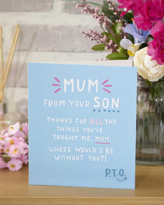 From Son Funny Mother's Day Card