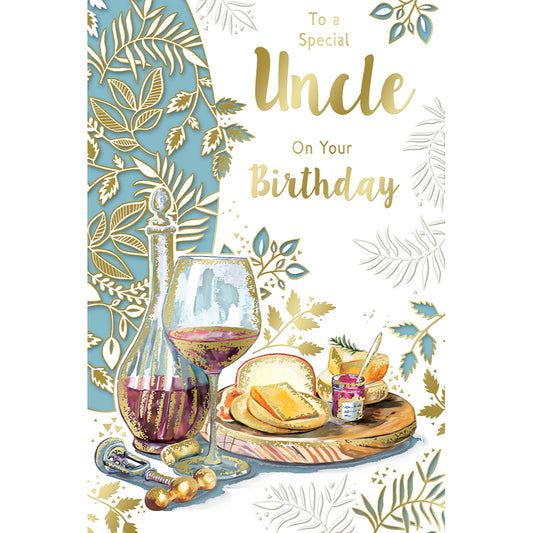 To a Special Uncle On Your Birthday Celebrity Style Greeting Card