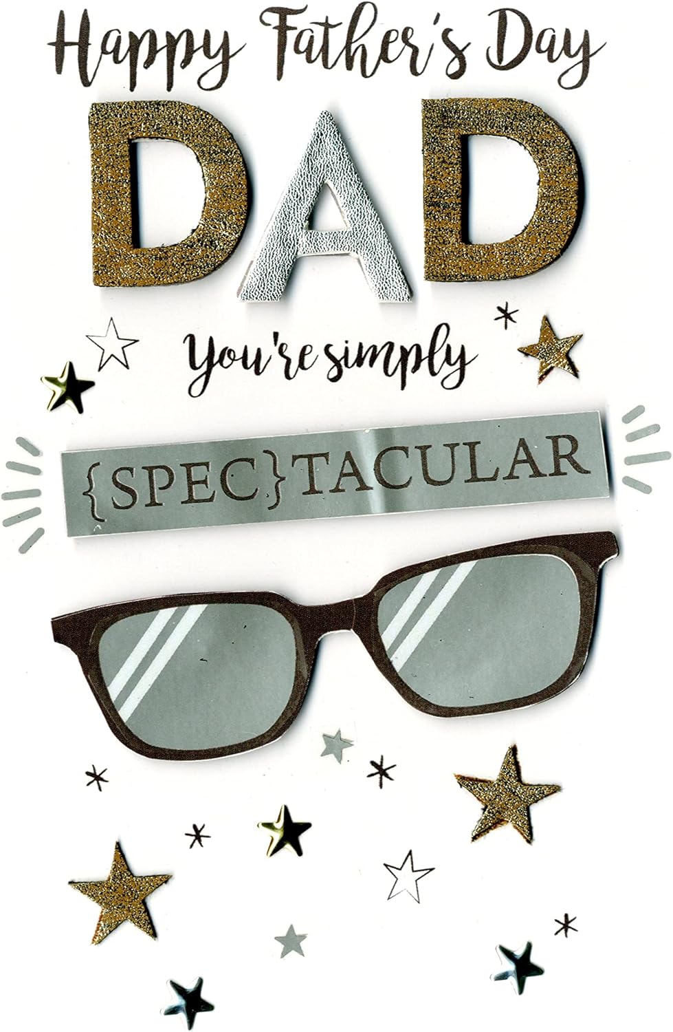 Simply Spectacular Dad Embellished Hand-finished Father's Day Card