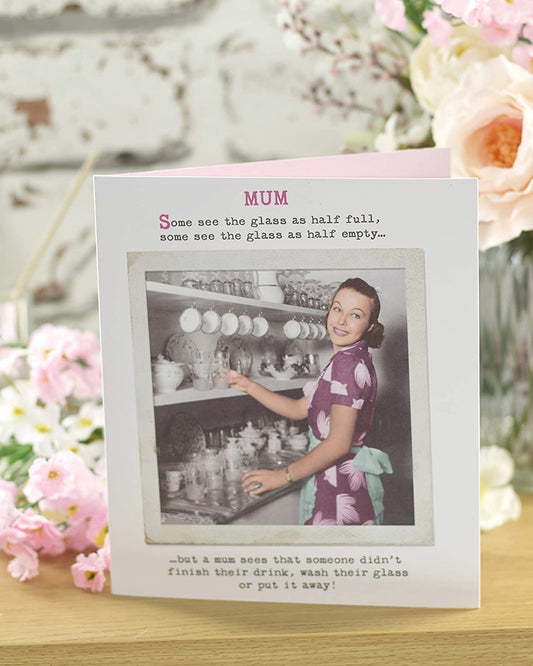 Mum Vintage Photo Design Mother's Day Card