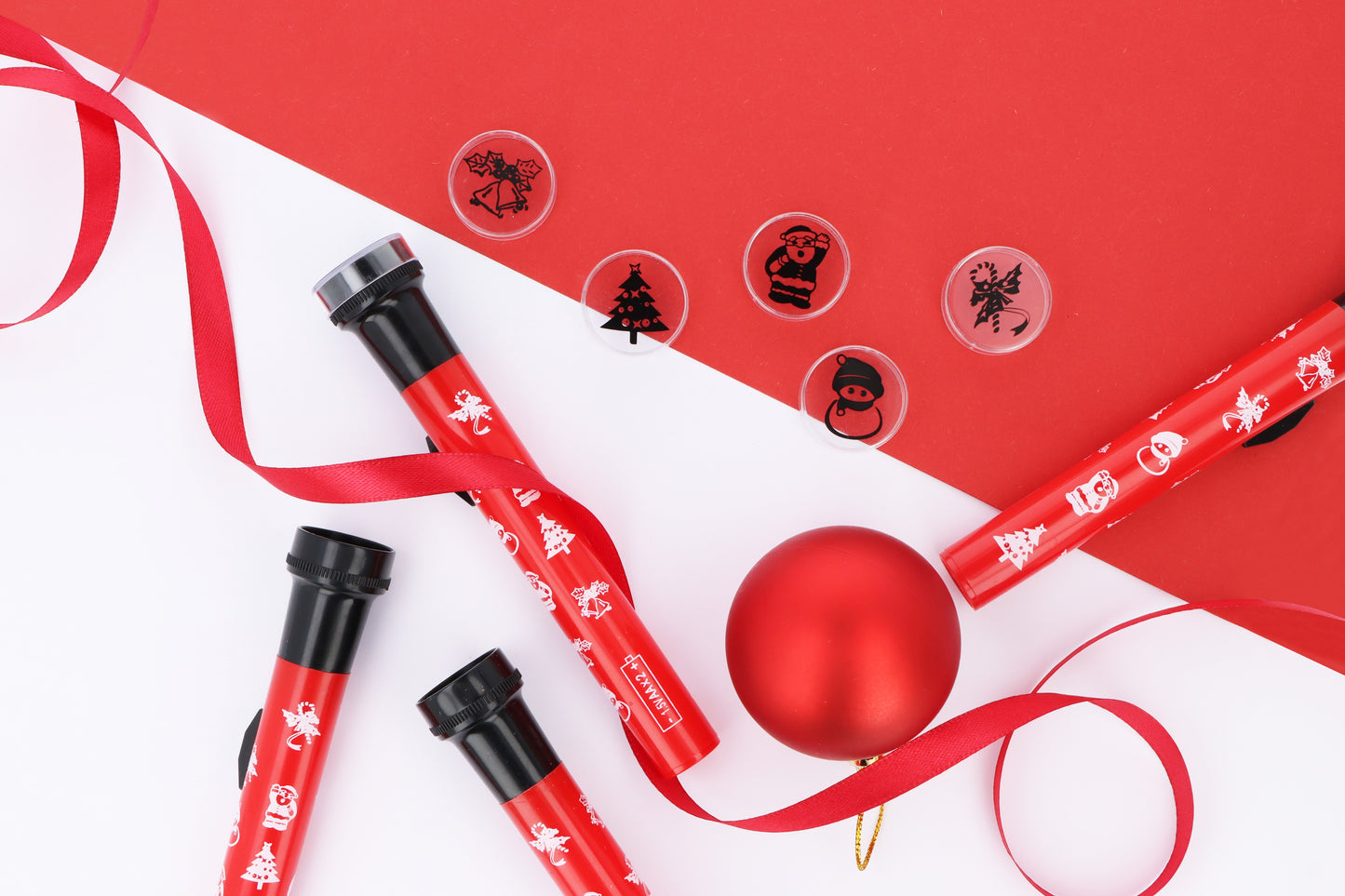 Christmas Torch with 5 Image Covers