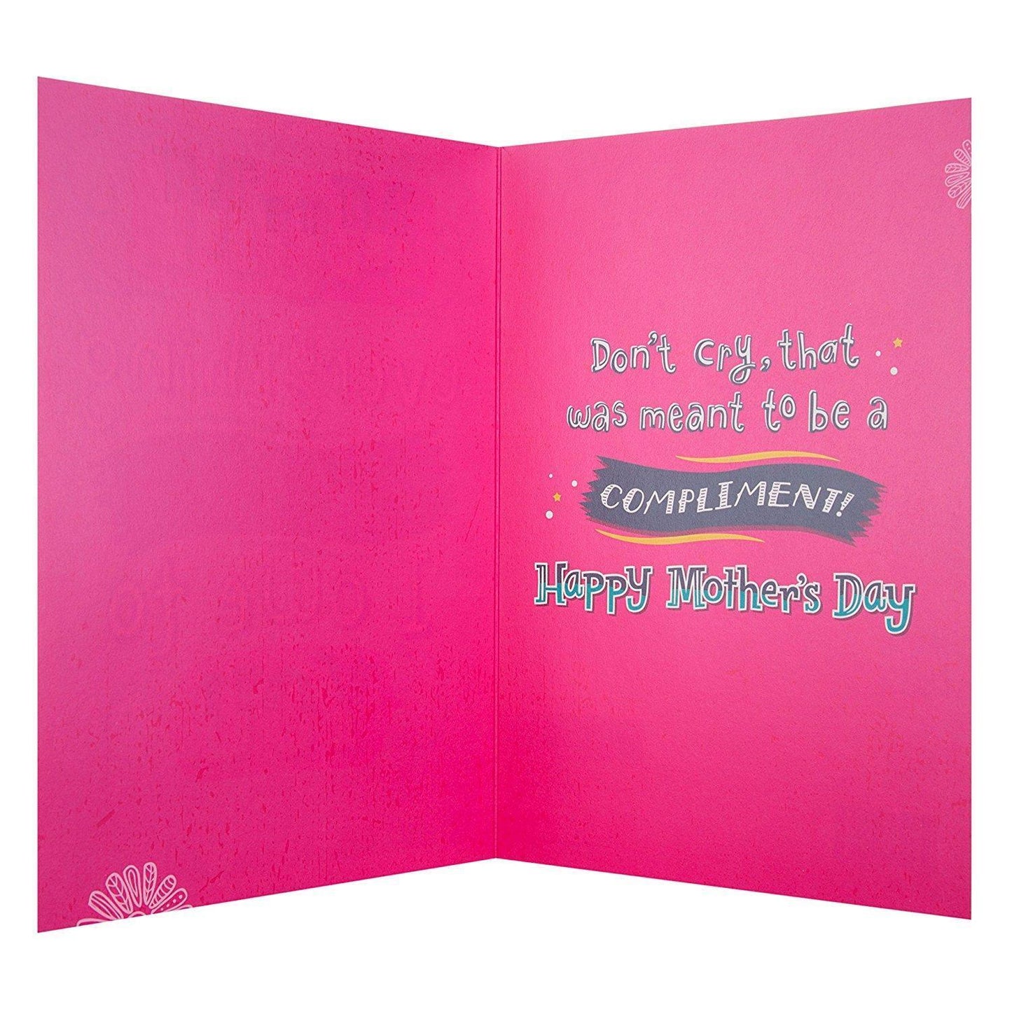 Mum 'Owe It To Yo Contemporary Mother's Day Card