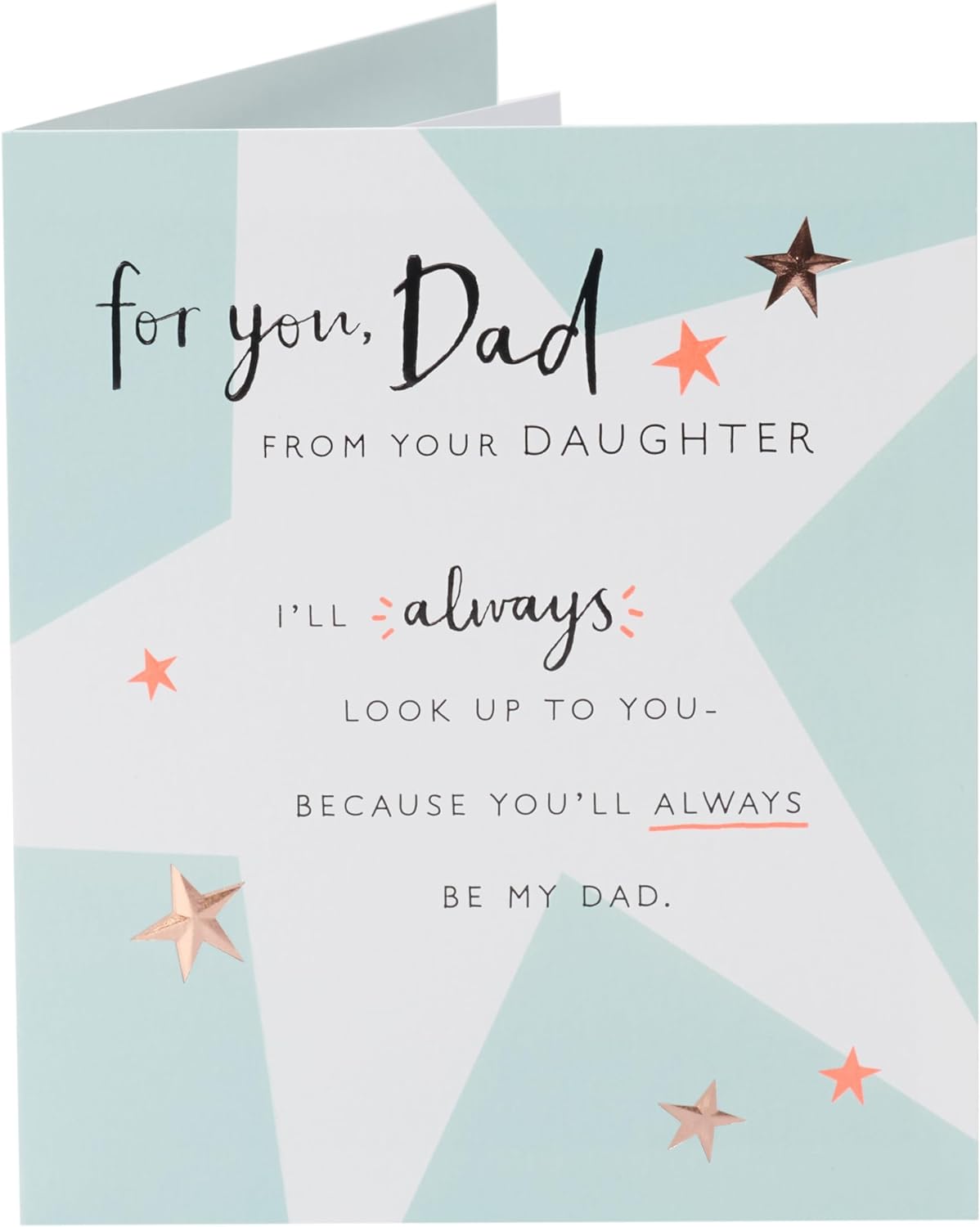 Starry Design Dad from Daughter Birthday Card– Shop Inc