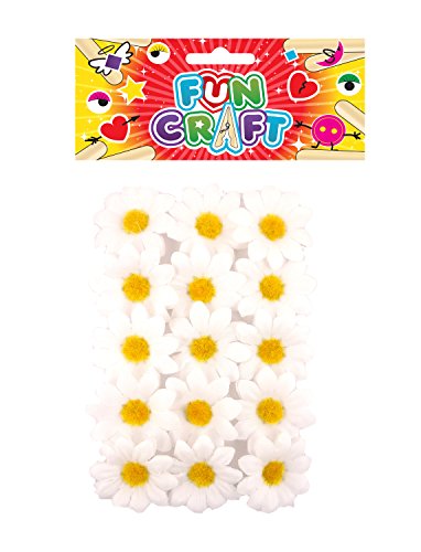 15 Piece Craft Kit Flowers 4.5cm 