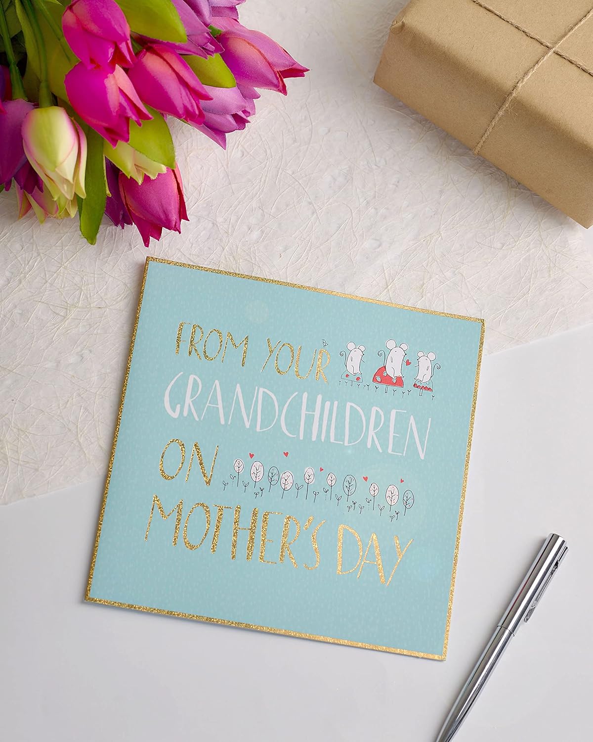 From The Grandchildren Cute Mice Design Mother's Day Card