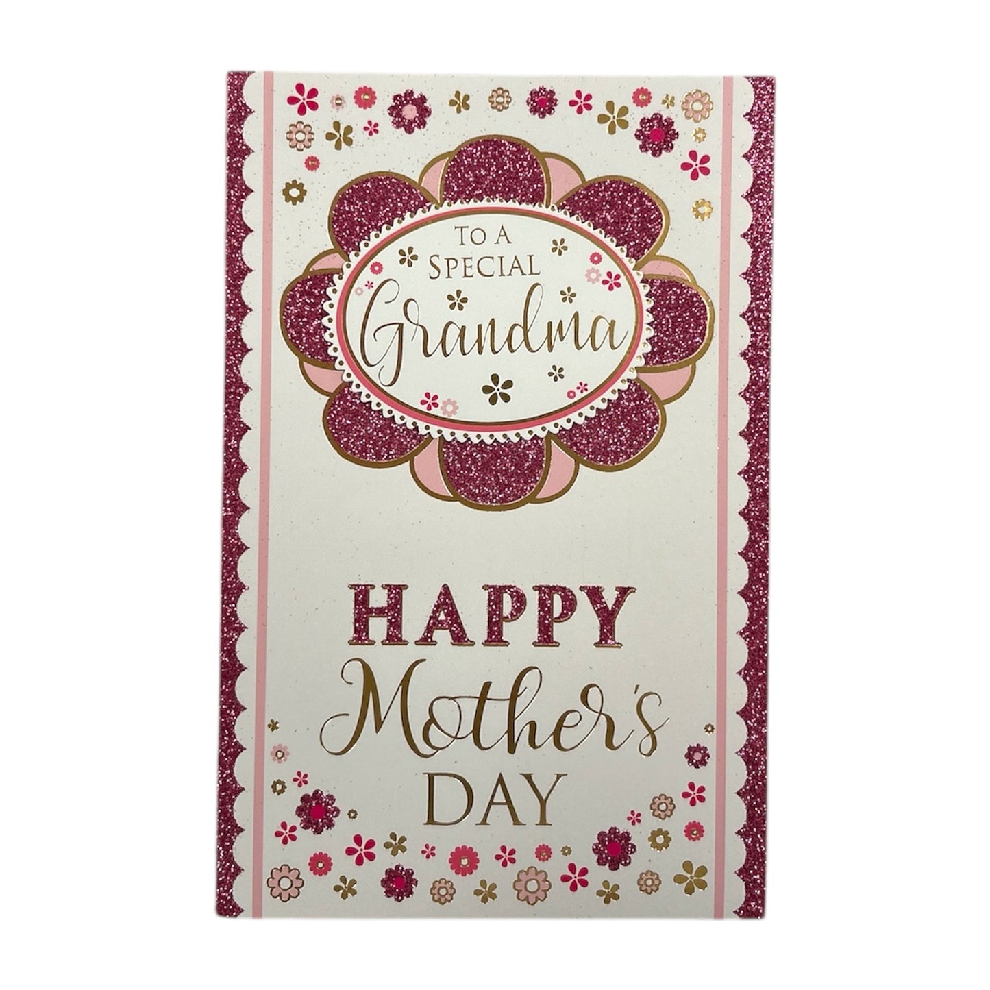 To A Special Grandma Flower Head Design Mother's Day Card