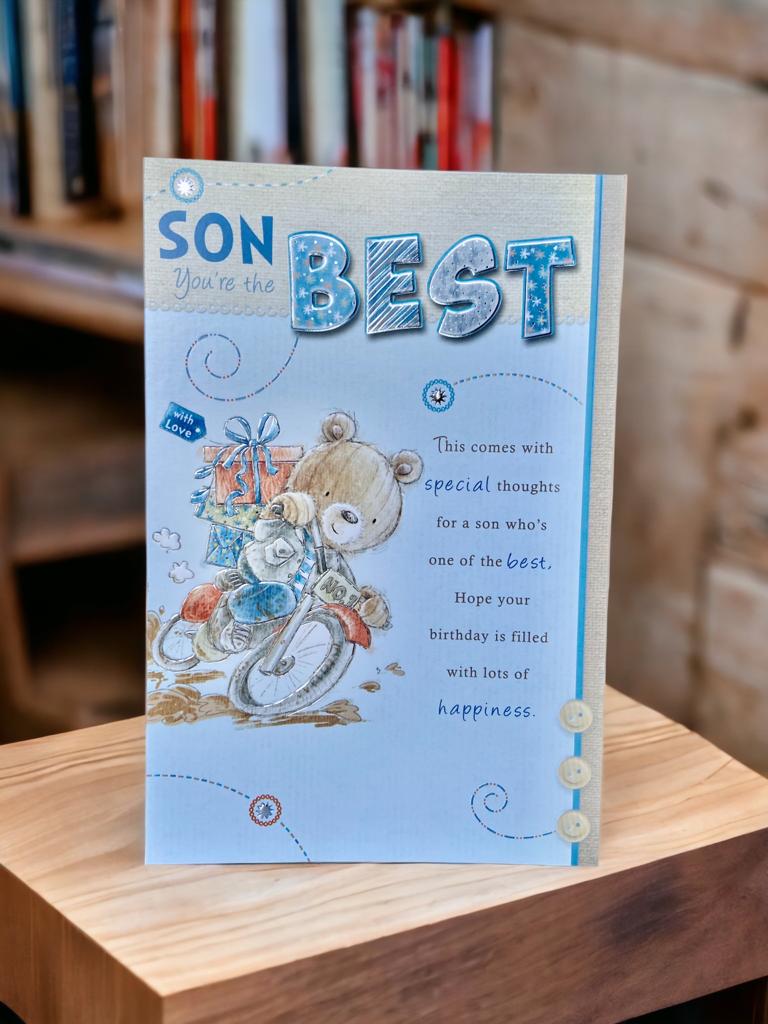 Son You're The Best Sentimental Birthday Card 