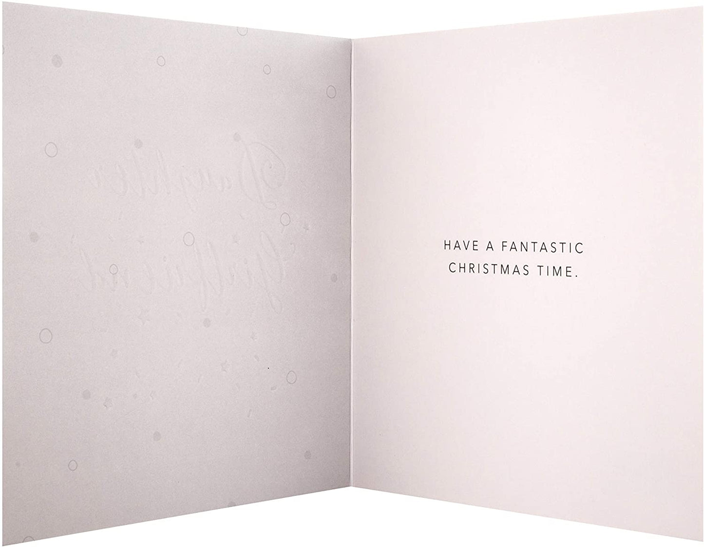 For A Special Daughter and Your Girlfriend Sugar Ombre Star Design Christmas Card