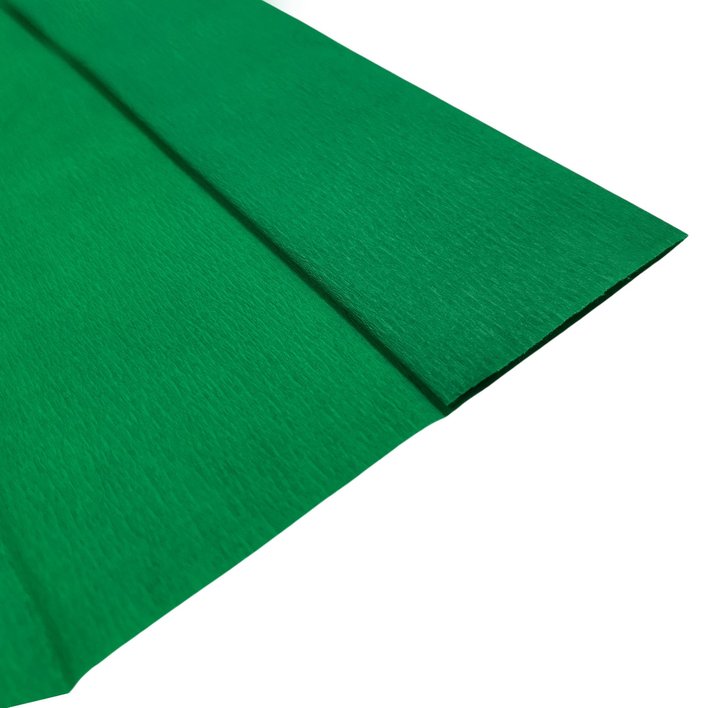 Pack of 20 Dark Green Crepe Paper Sheets 50cm x 2m 17GSM 35% Stretch Craft Paper