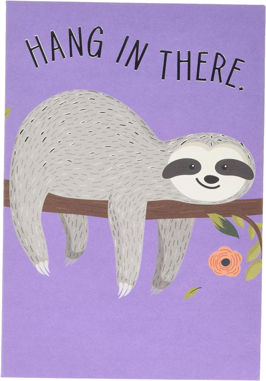 Cute 'State of Kind' Sloth Design General Support Open Blank Card