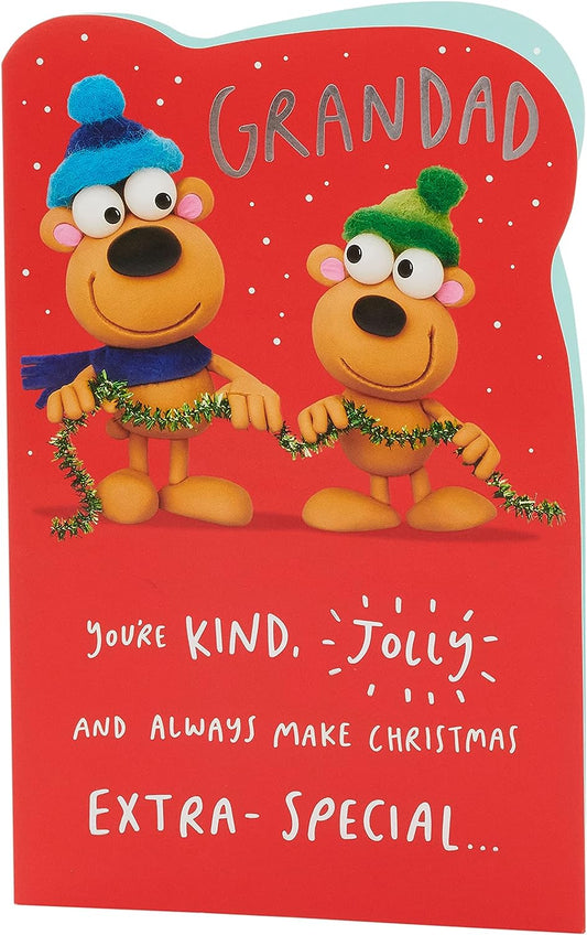 Grandad Christmas Card Funny Design 