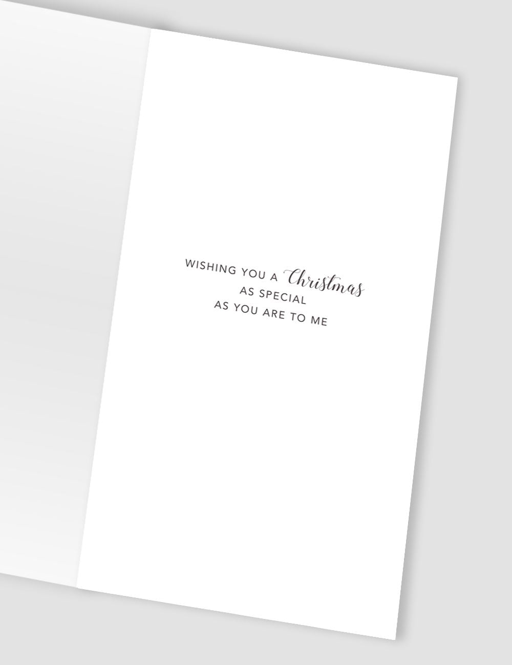 Balloon of Hearts Handmade Wife Christmas Card 