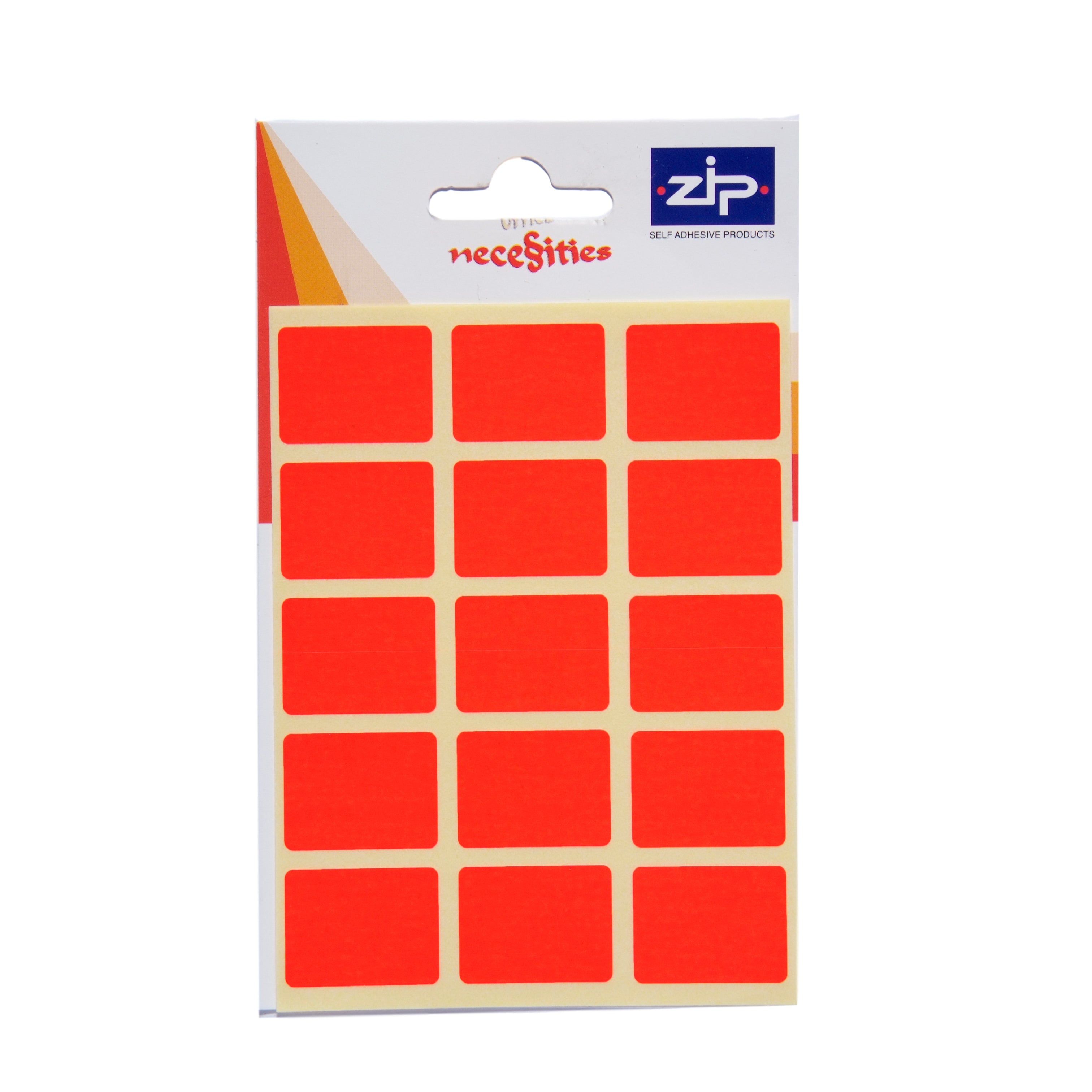 Pack of 60 19 x 25mm Fluorescent Red Labels– Shop Inc