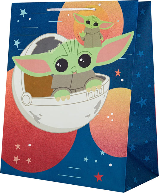 Star Wars, The Mandalorian, Grogu & Hover Pram Large Gift Bag