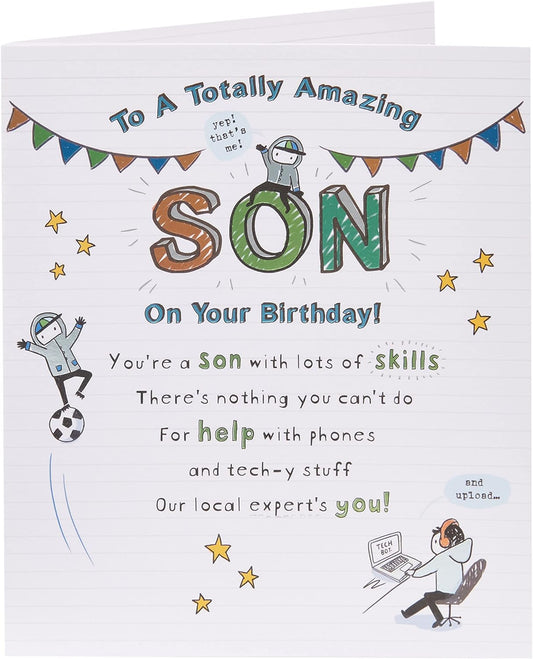 Sentimental Design Son Birthday Card
