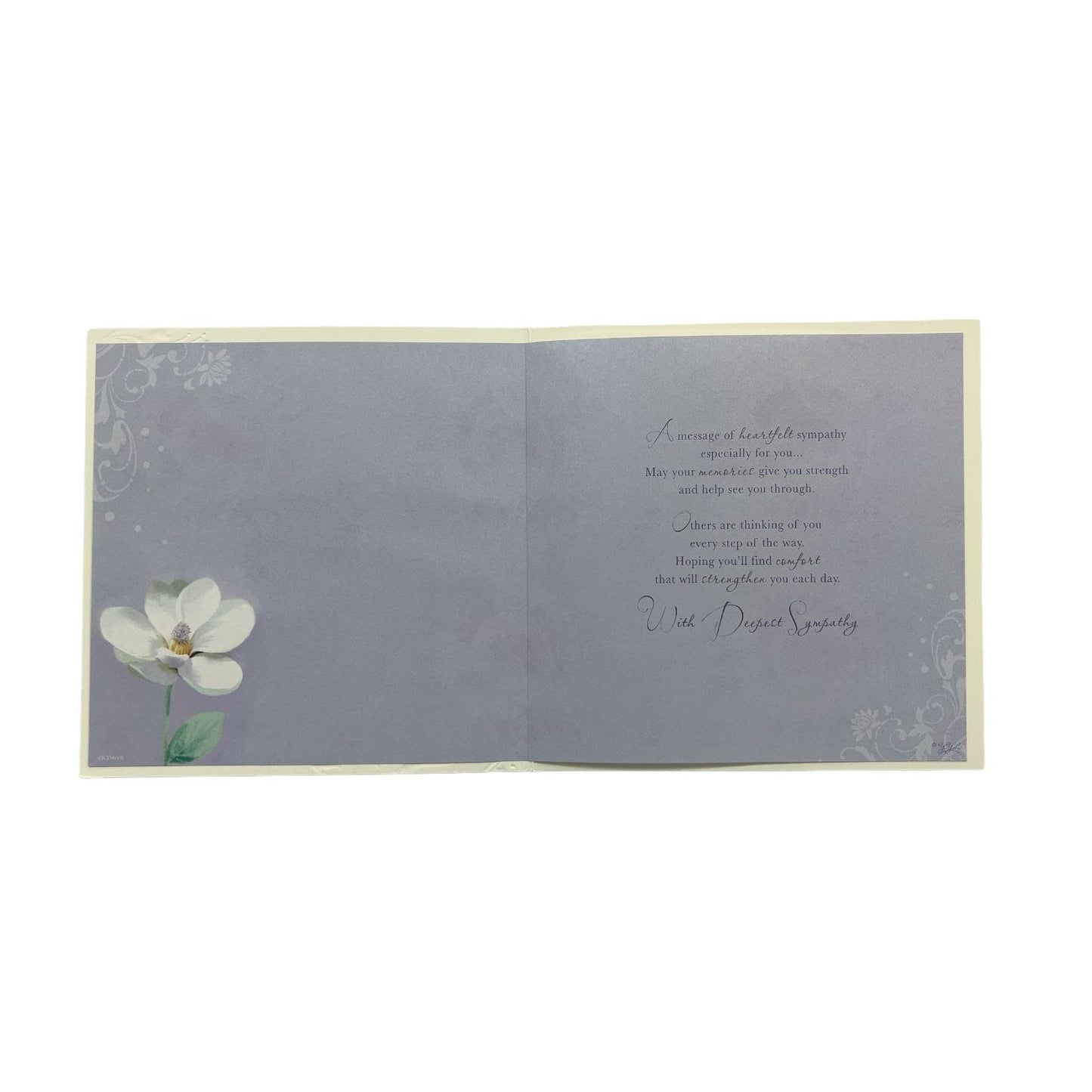 The Loss Of Your Wife Sympathy Card & Keepsake Wallet