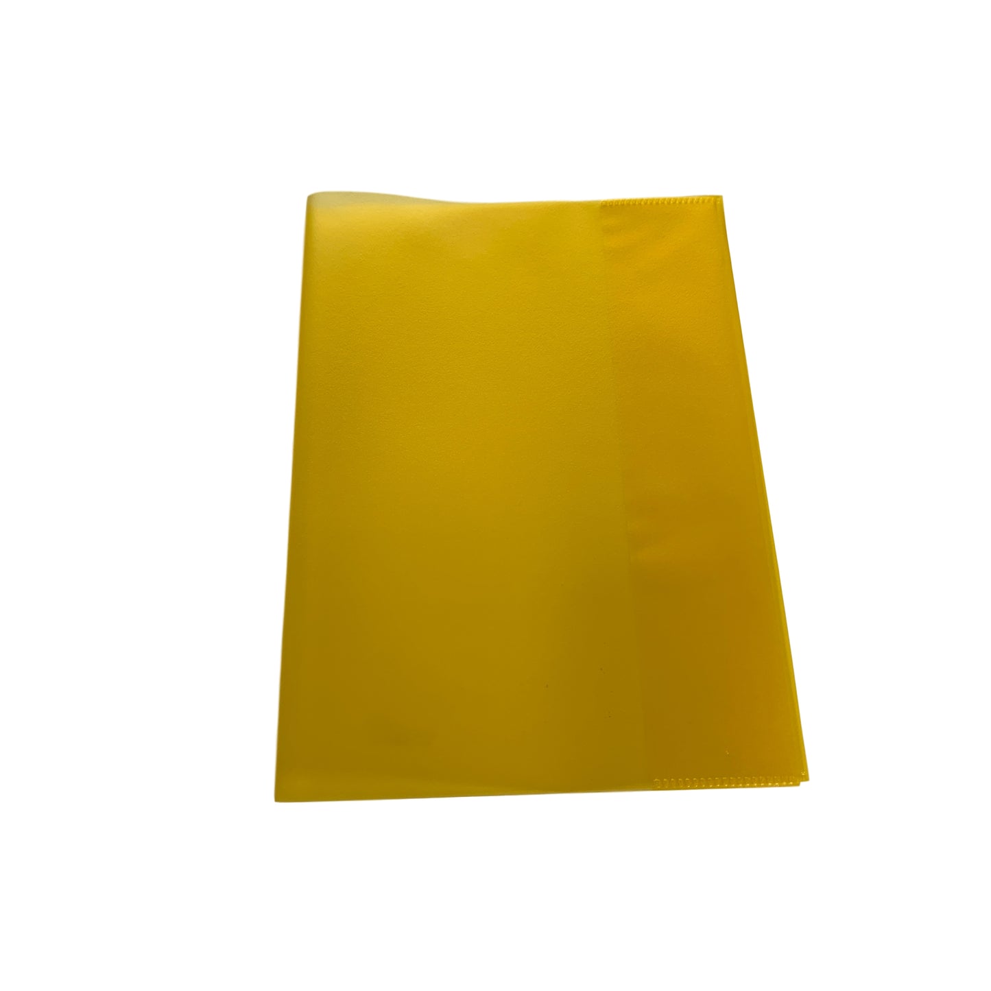 Pack of 10 9x7" Frosted Yellow Exercise Book Covers